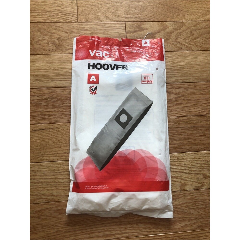 Hoover Vacuum Cleaner Bags Style A AA10001 NEW OPEN BOX (2) TWO BAGS ONLY